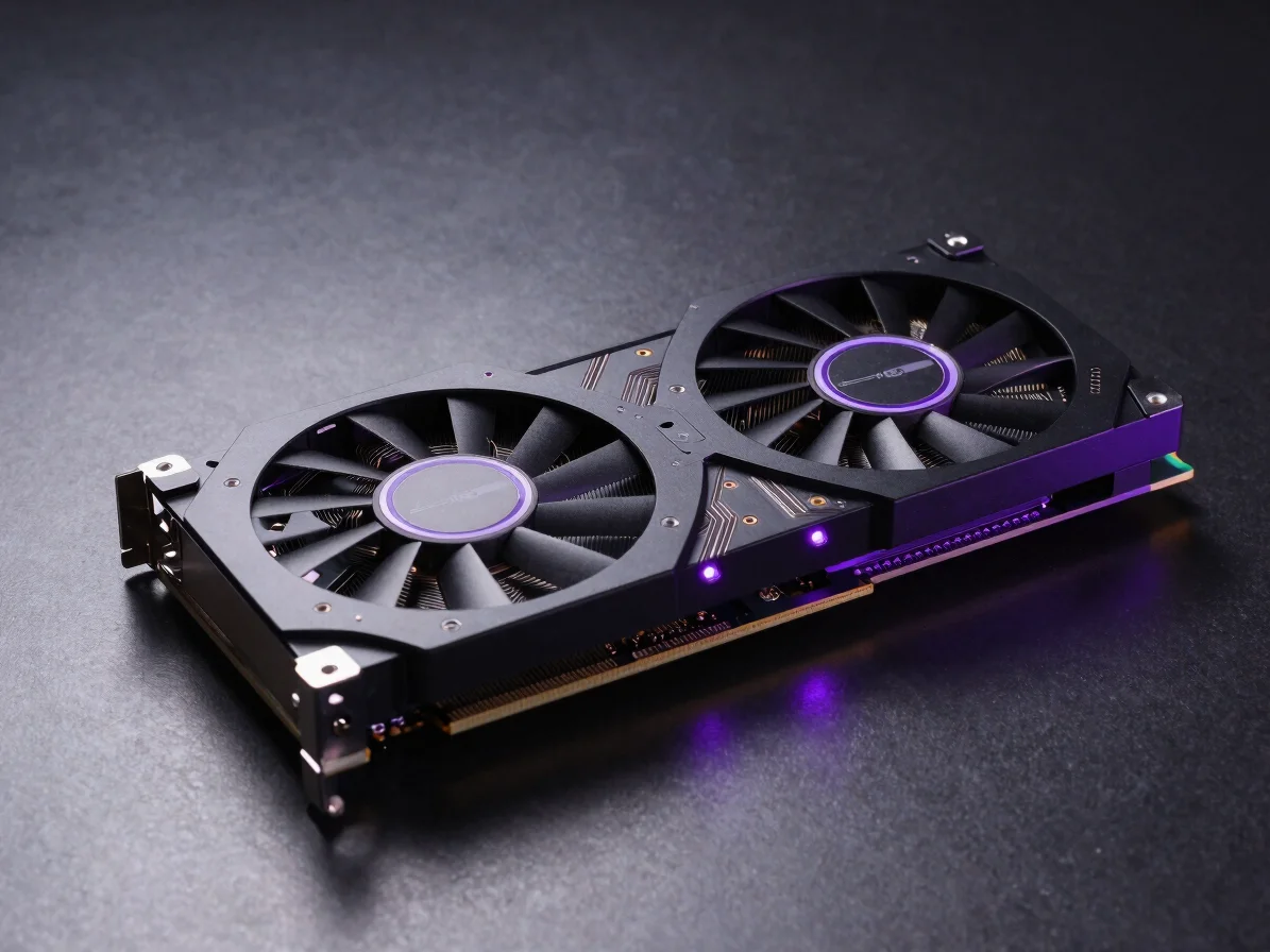 dark cybercore product photography of a high-performance computer